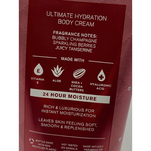 Bath & Body Works Champagne Toast Ultimate Hydration Body Cream 8 Oz With Shea B - Picture 5 of 7